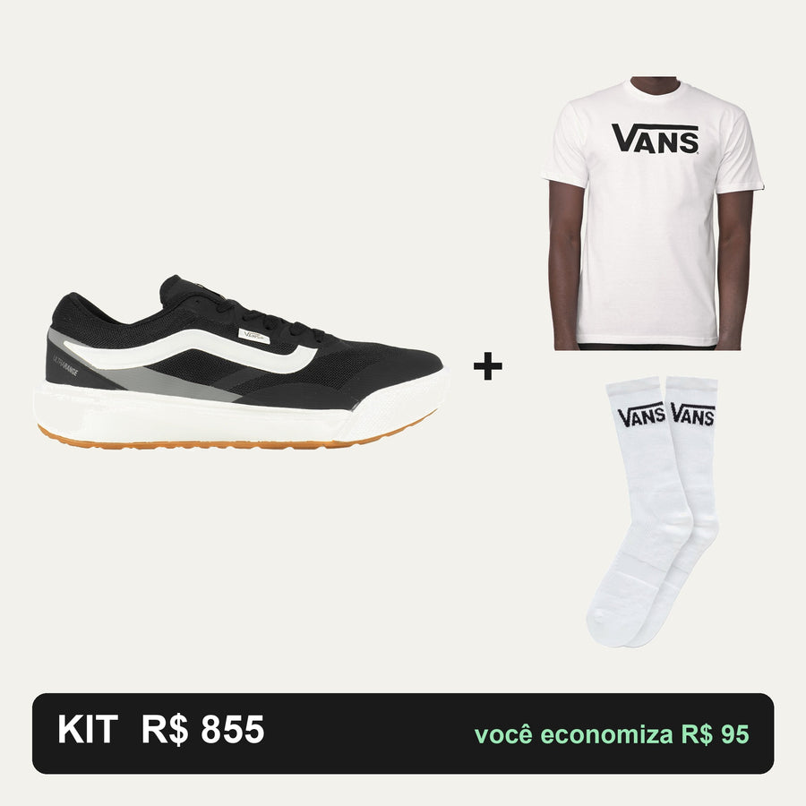 Kit Vans Ultrarange 2.0 Rw + Camiseta Vans + Meia Vans — O visual completo