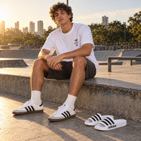 Look completo: Tênis Adidas Samba Adv Unissex