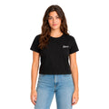 Camiseta Cropped Vans Baby Tee Classic Script Feminino
