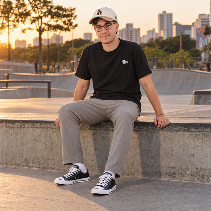 Kit Converse Chuck Taylor + Camiseta Converse + Boné New Era