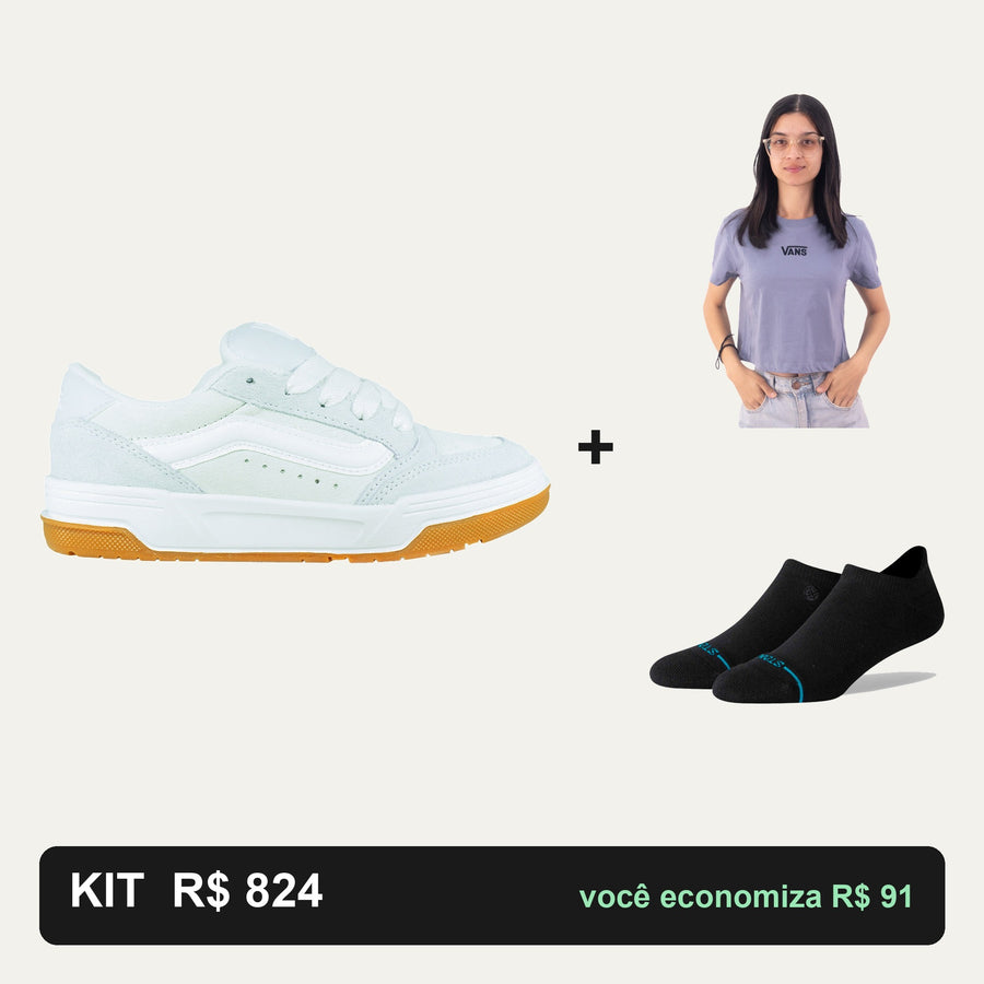 Kit Vans Hylane + Camiseta Vans + Meia Stance — O look completo