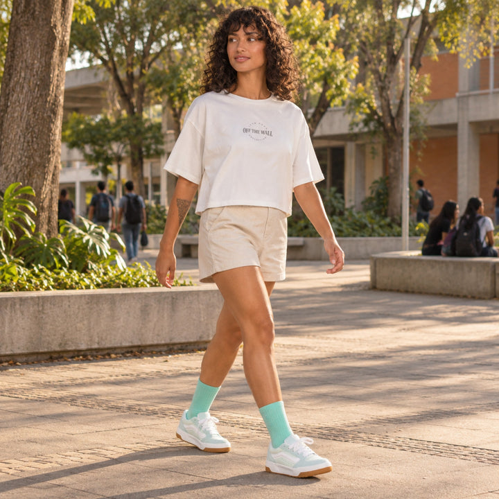 Kit Vans Hylane + Cropped Vans + Meia Stance