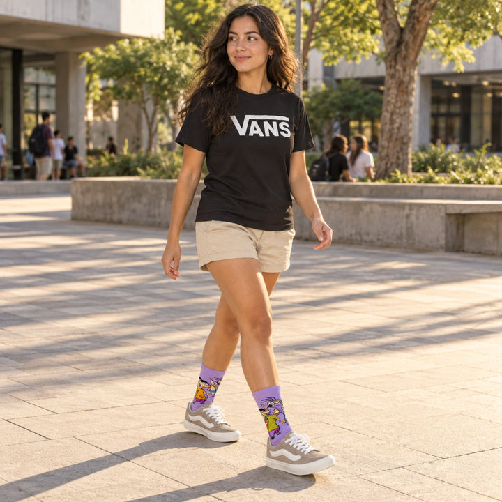 Kit Vans Knu Skool + Camiseta Vans + Meia Stance