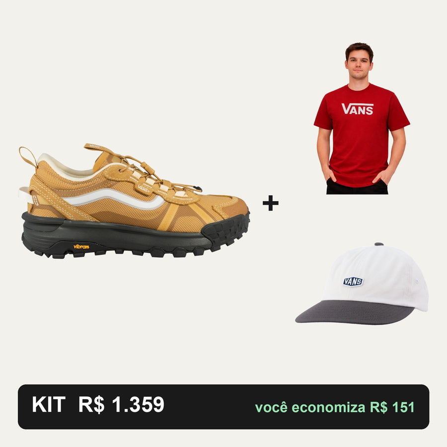 Kit Vans Crosspath Xc + Camiseta Vans + Boné Vans — O look completo