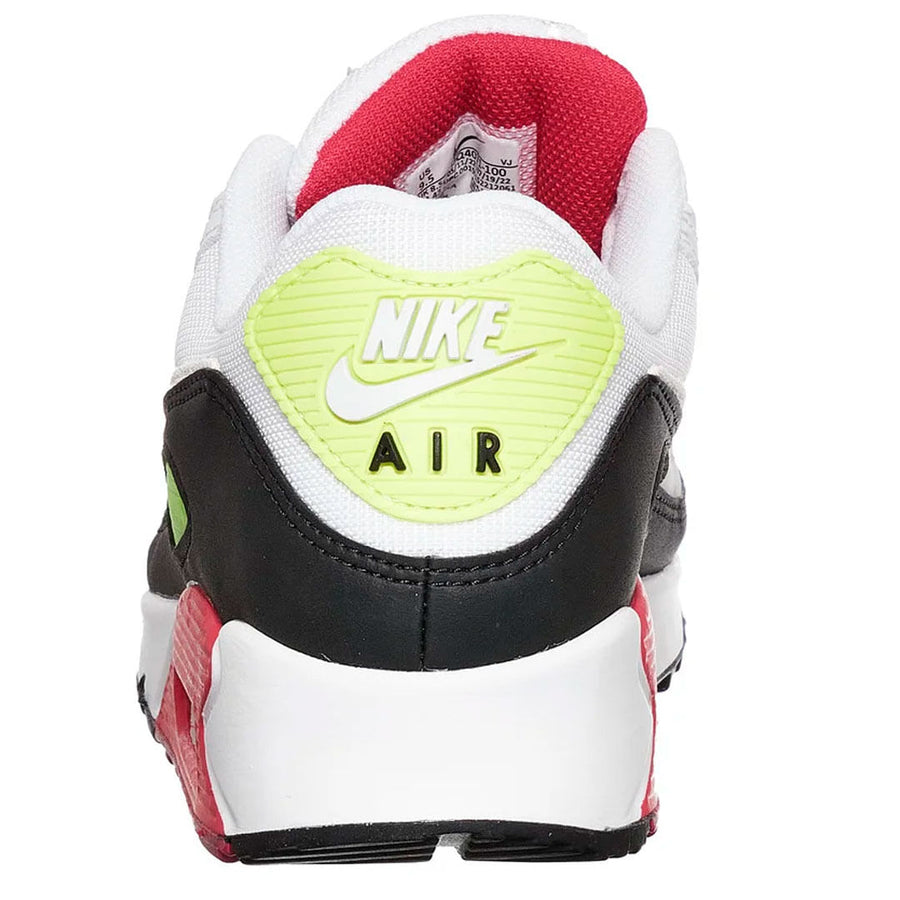 Tênis Nike Air Max 90 Masculino — Calcanhar em verde-limão