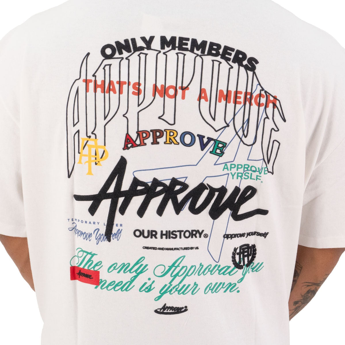 Camiseta Oversized Approve Only Masculino