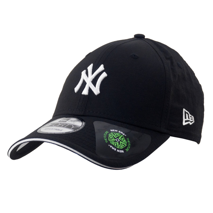 Boné Aba Curva New Era New York Yankees Unissex — O filete branco na borda da aba