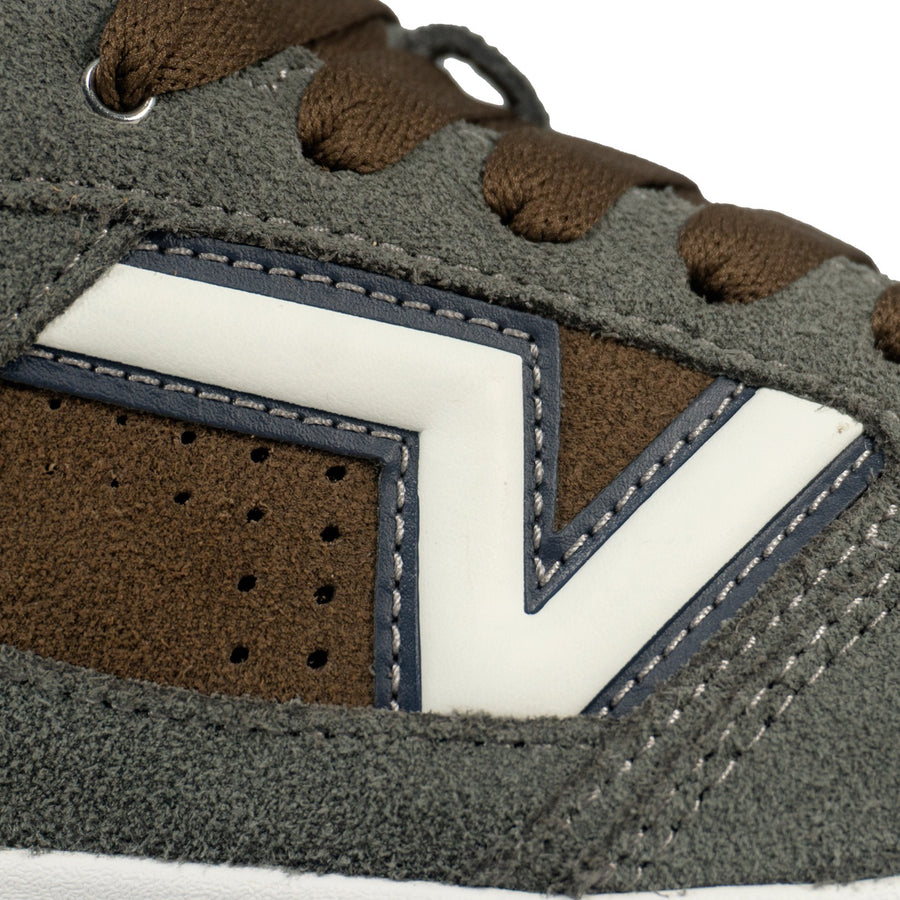 Tênis Vans Upland Masculino — Cinza com camurça marrom onde mais raspa