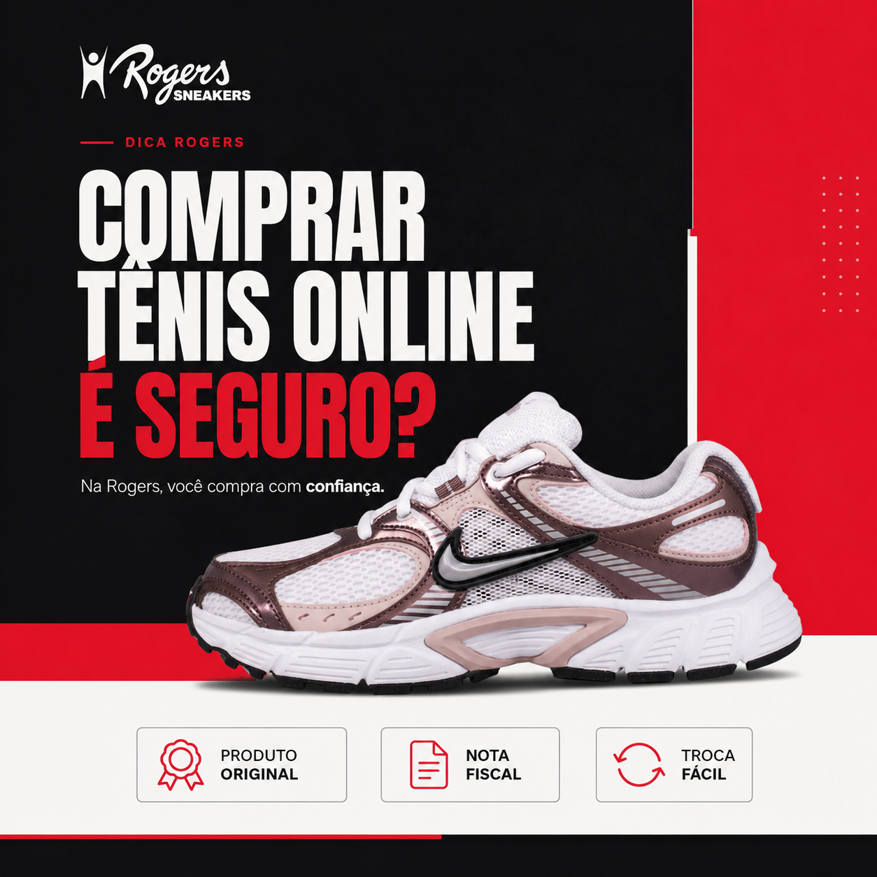 Comprar Tênis Online é Seguro? Veja Como Funciona na Roger's