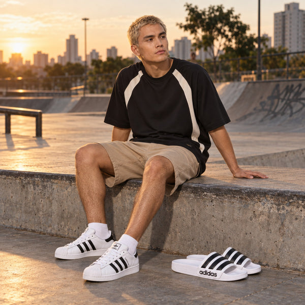 Look completo: Tênis Adidas Superstar II Unissex