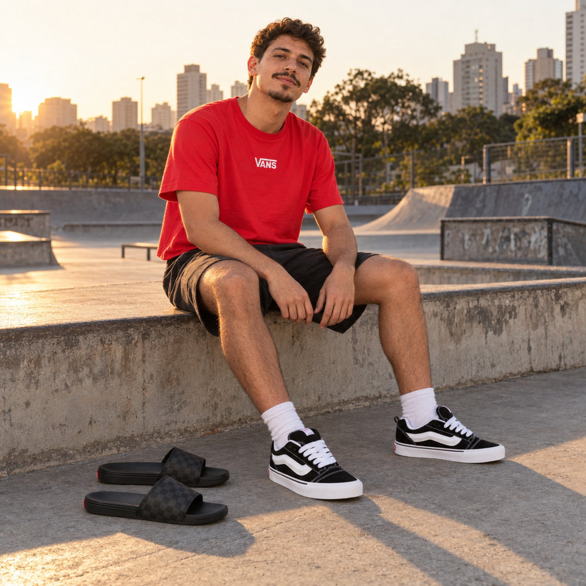 Look completo: Tênis Vans Knu Skool Unissex