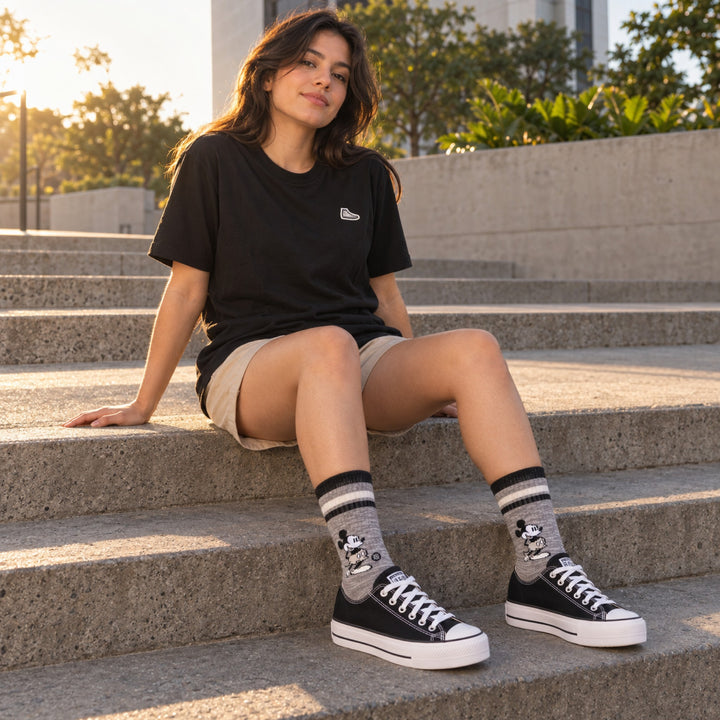 Kit Converse Chuck Taylor Lift + Camiseta Converse + Meia Stance