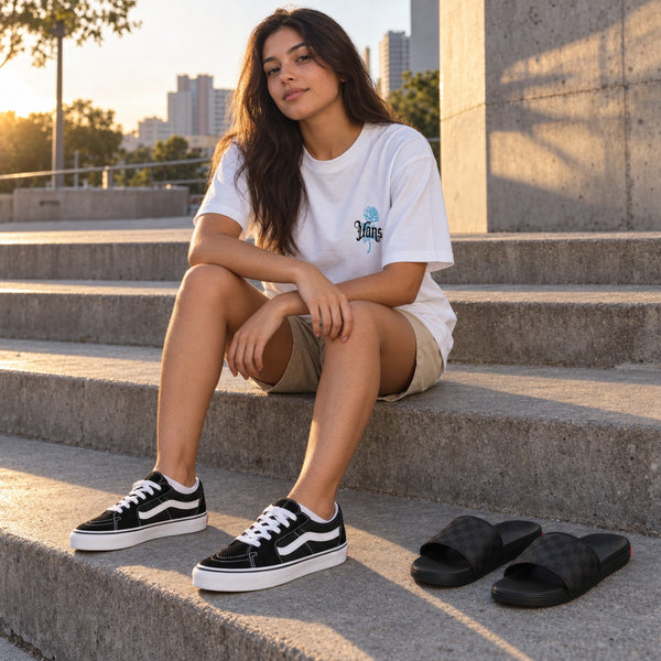 Look completo: Tênis Vans Sk8-Low Unissex