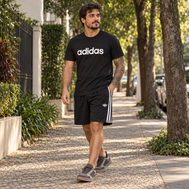 Kit Adidas Adi2000 + Shorts Adidas + Camiseta Adidas