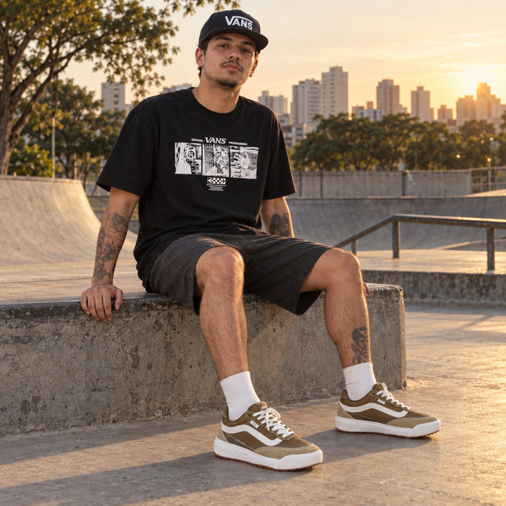 Kit Vans Ultrarange 2.0 Se + Camiseta Vans + Boné Vans