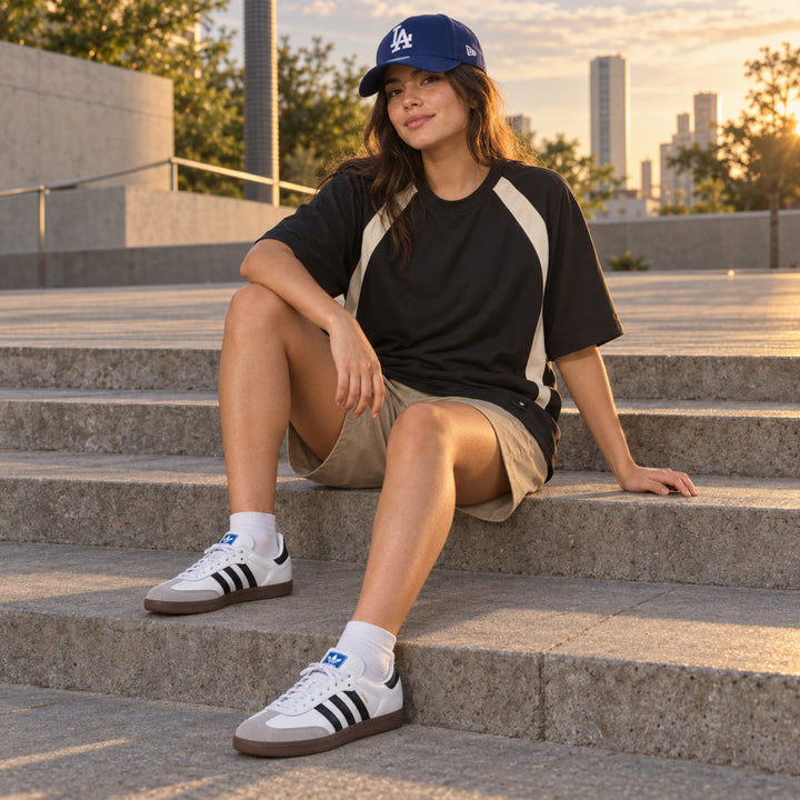 Kit Adidas Samba Og + Camiseta Adidas + Boné New Era