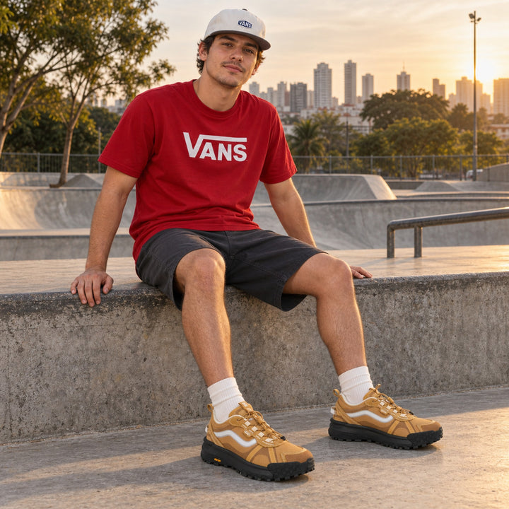 Kit Vans Crosspath Xc + Camiseta Vans + Boné Vans