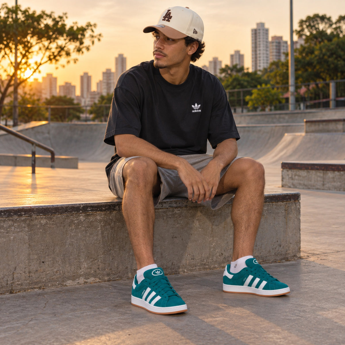 Look completo: Tênis Adidas Campus 00S Unissex