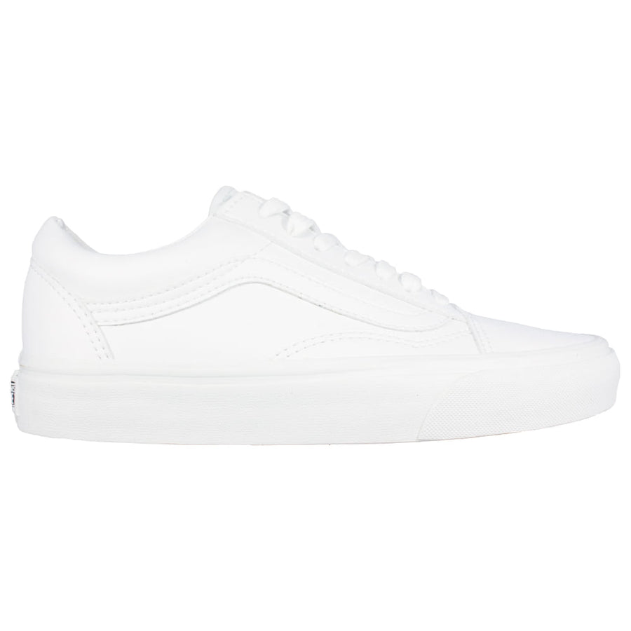 Tênis Vans Old Skool Unissex — Branco do cadarço à sola