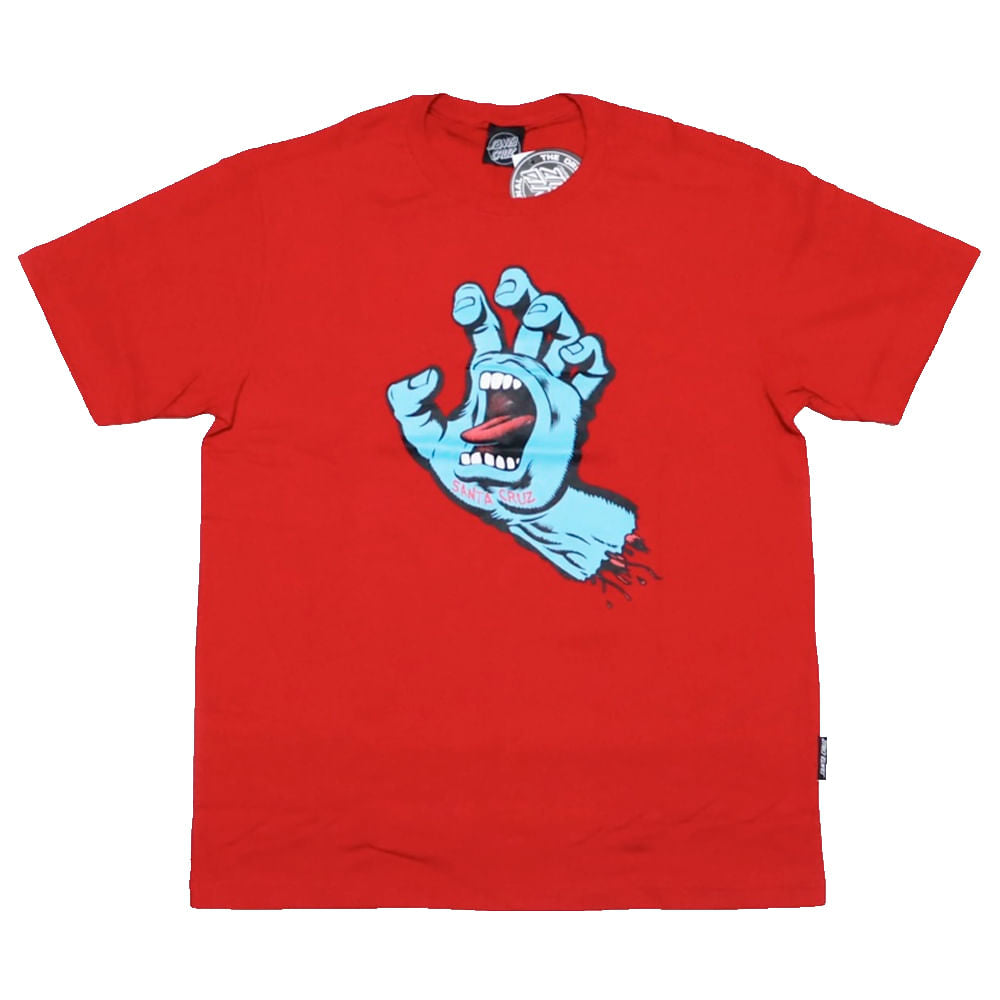 Camiseta Santa Cruz Screaming Hand Infantil