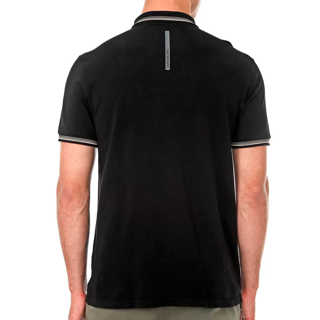 Polo Calvin Klein Retilinea Masculino