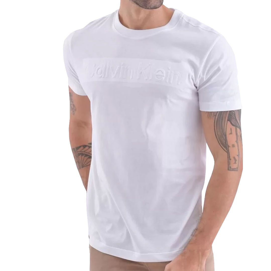Camiseta Calvin Klein Embossing Masculino