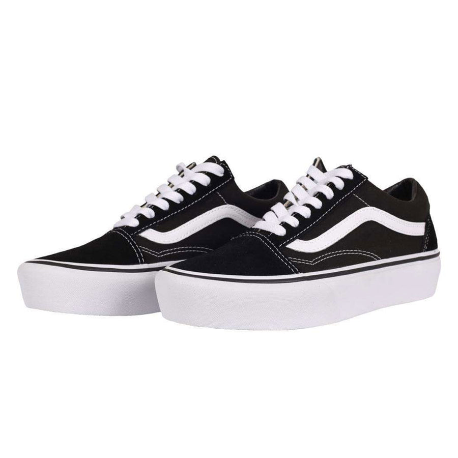 Tênis Vans Old Skool Platform Feminino — Biqueira reforçada e ilhoses de metal