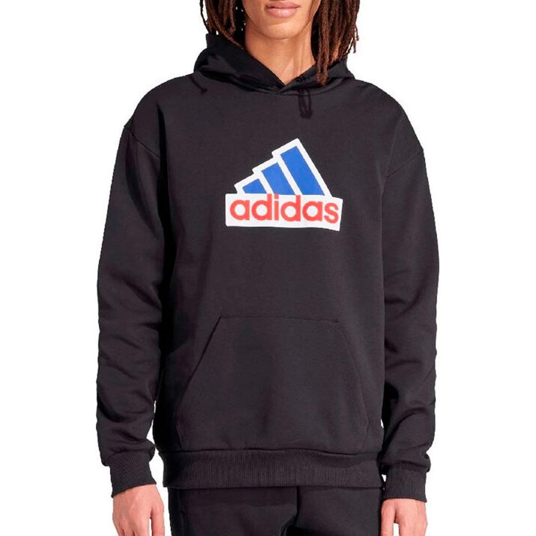 Blusa Canguru Fechado Adidas Future Icon Masculino