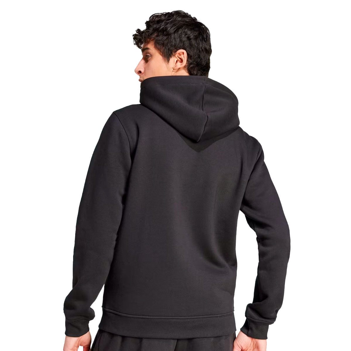Blusa Canguru Aberto Adidas Essentials Masculino