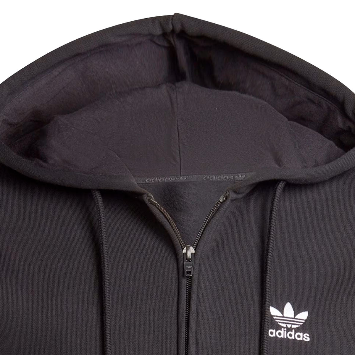 Blusa Canguru Aberto Adidas Essentials Masculino