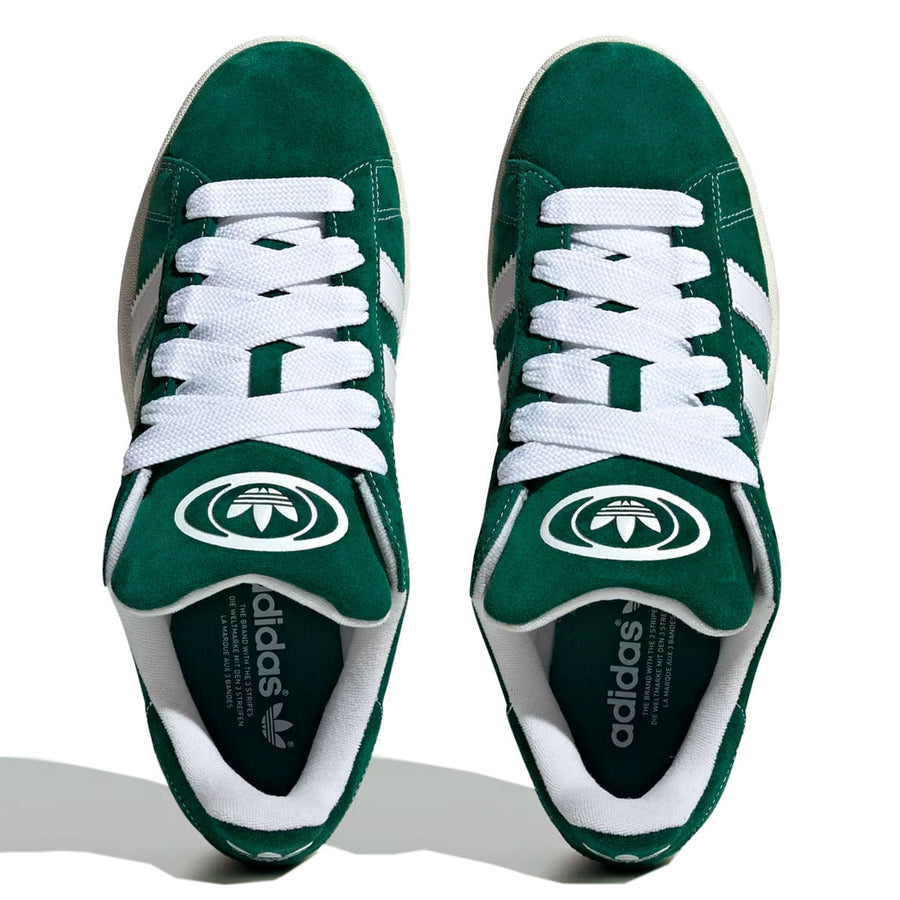 Tênis Adidas Campus 00s Unissex — Cadarço largo e trevo na língua