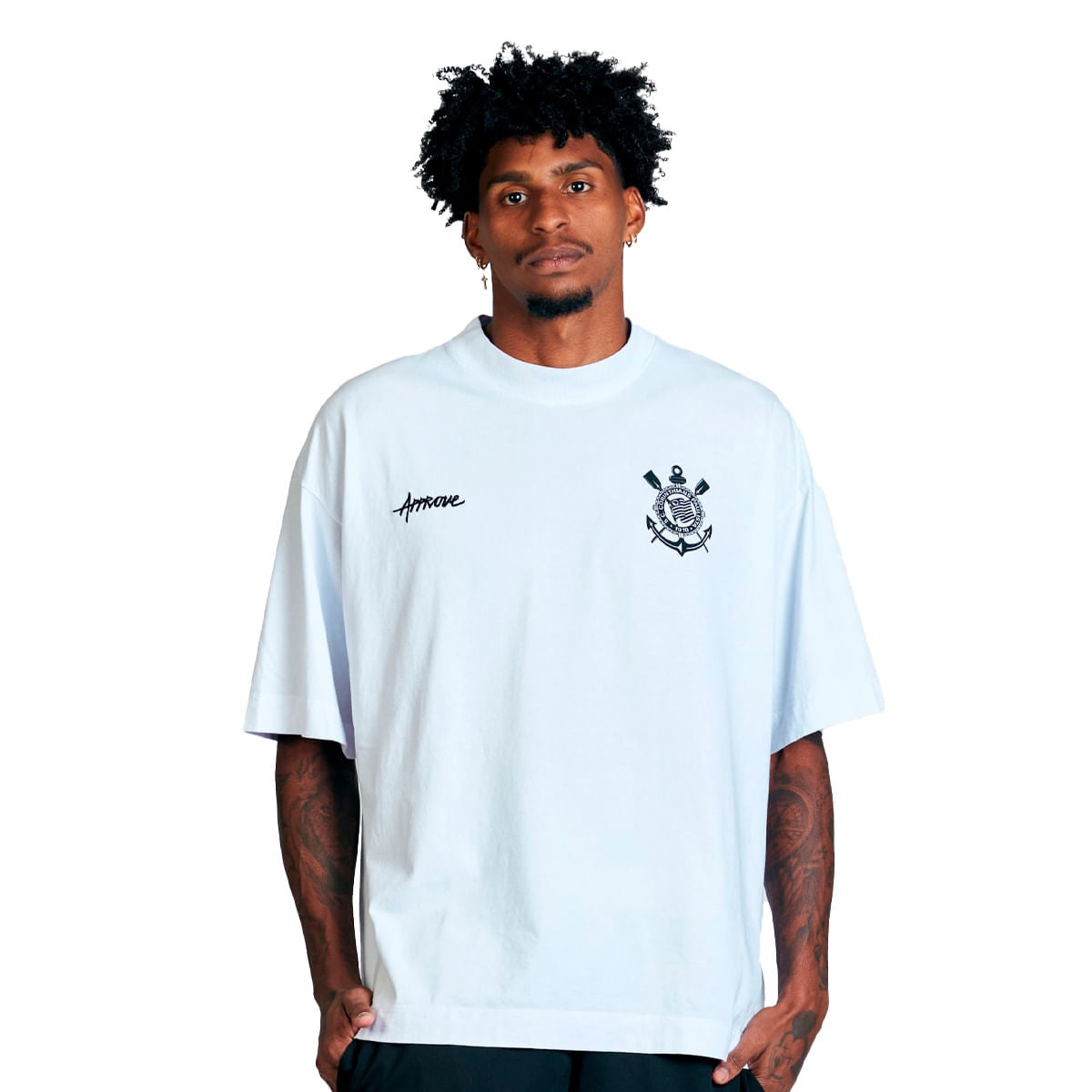Camiseta Approve Corinthians São Jorge Masculino