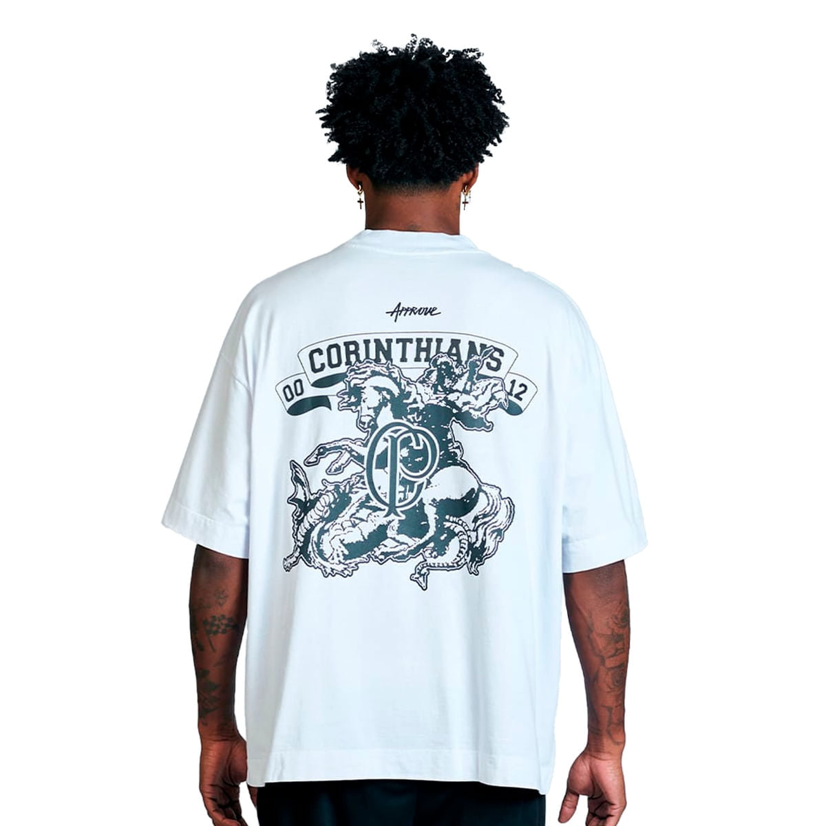 Camiseta Approve Corinthians São Jorge Masculino