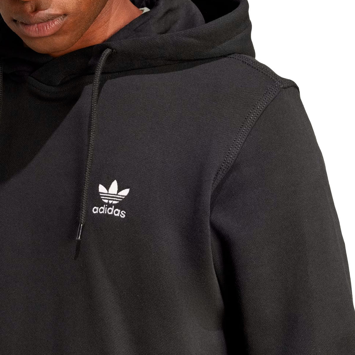 Blusa Canguru Fechado Adidas Essentials Masculino