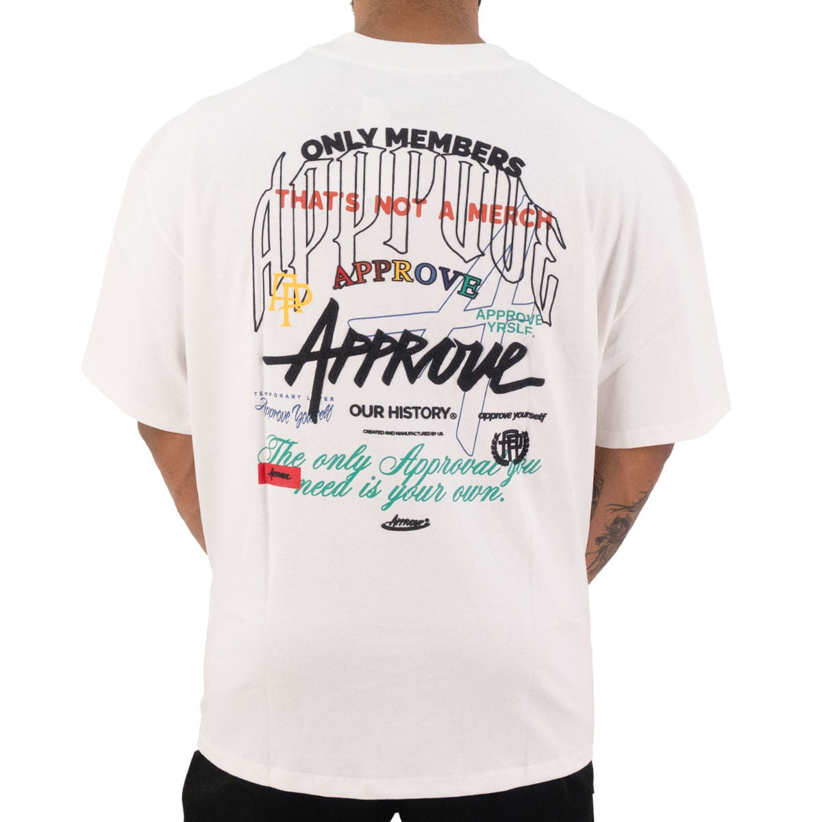 Camiseta Oversized Approve Only Masculino