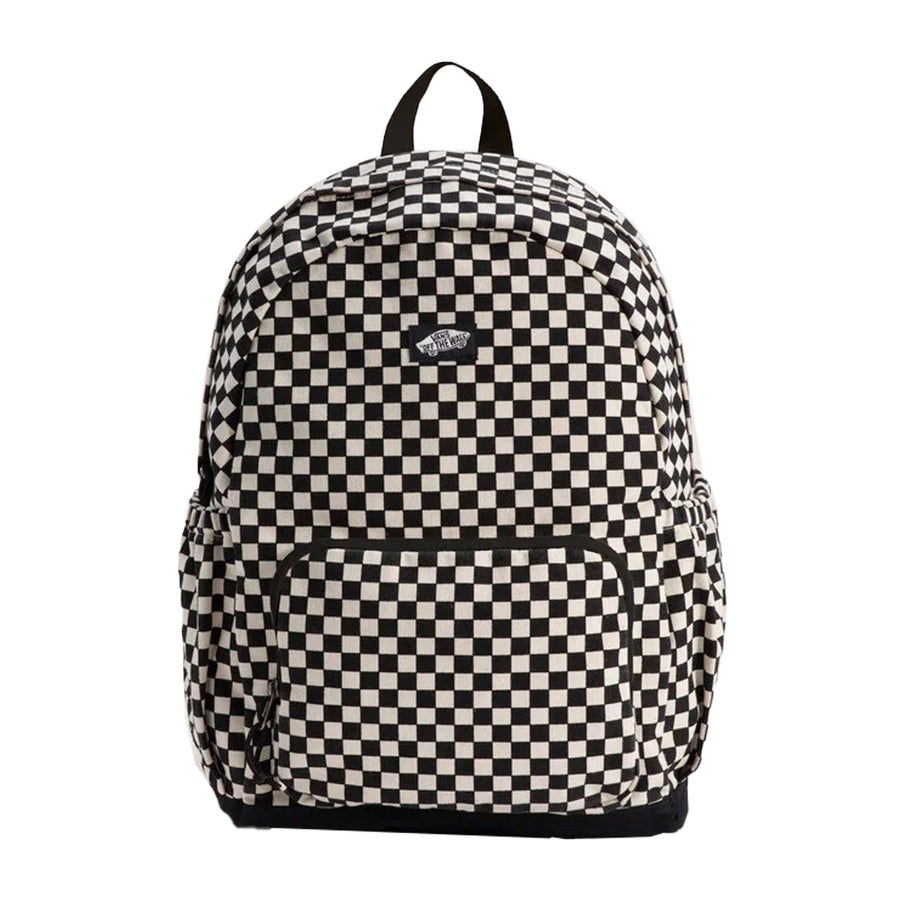 Mochila Vans New Skool Unissex — O xadrez está do lado de fora