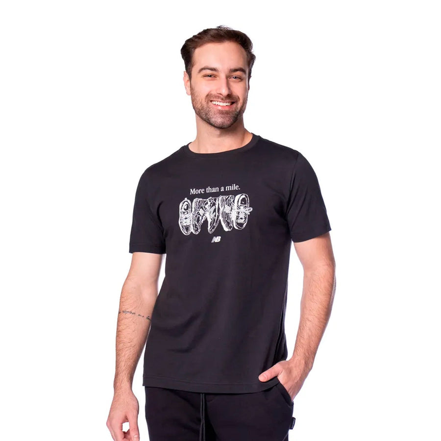 Kit New Balance 9060 + Camiseta New Balance + Boné New Era — Camiseta e boné