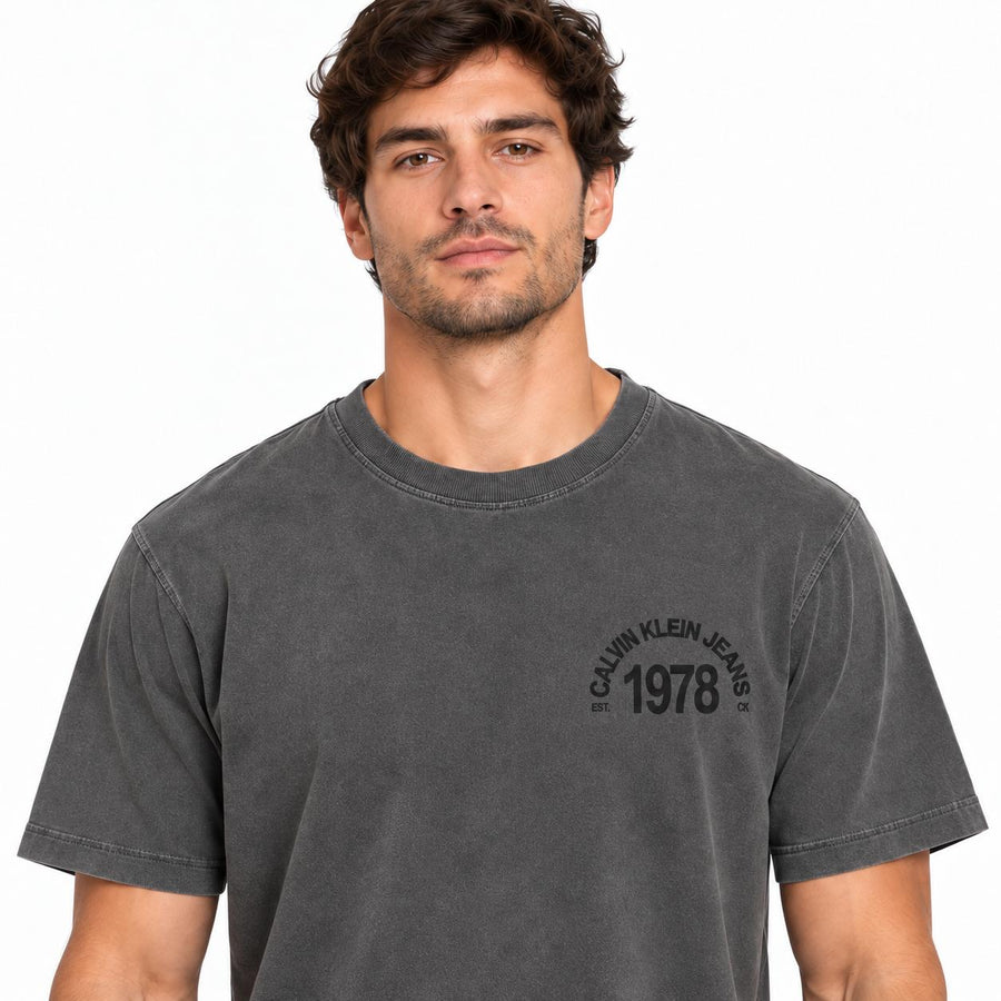 Camiseta Calvin Klein 1978 Masculino — 1978 estampado no peito