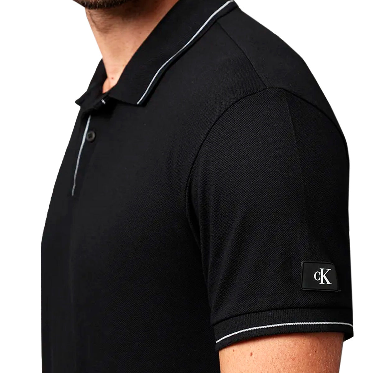Polo Calvin Klein Etiqueta Masculino