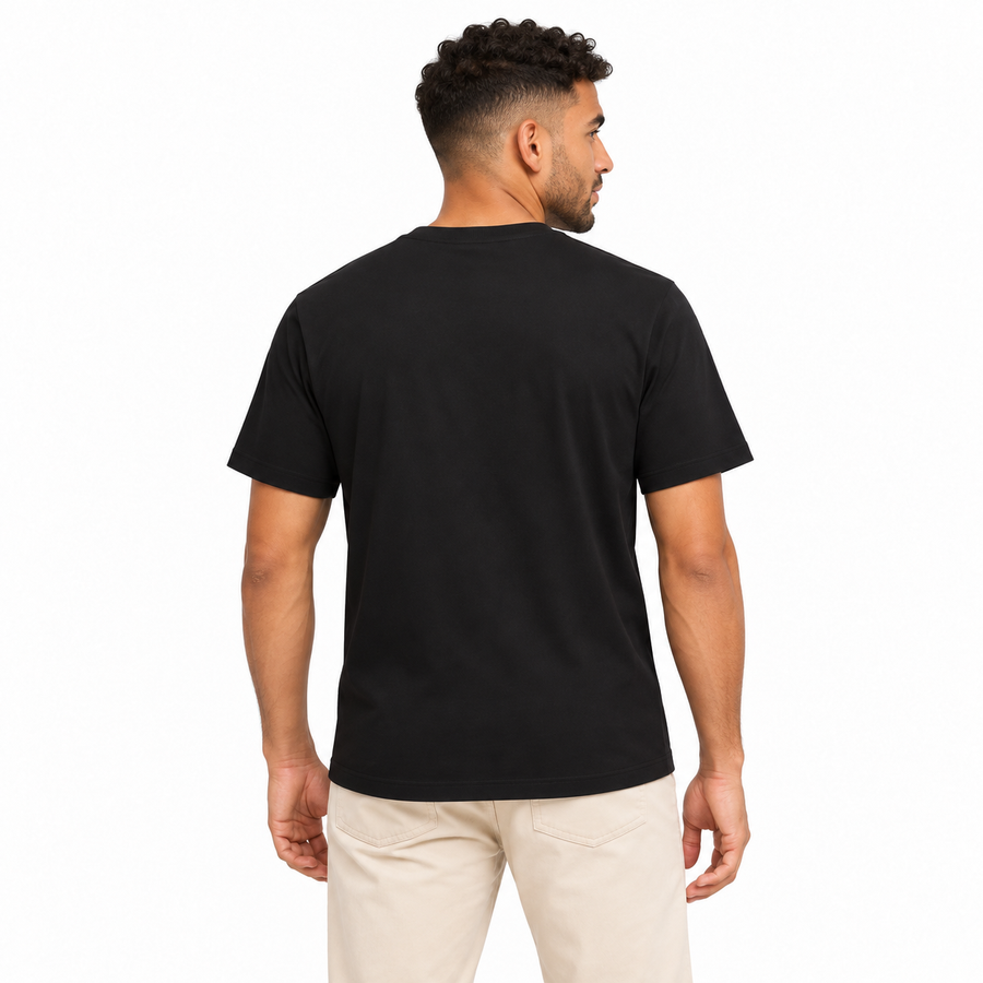 Camiseta Puma Logo Masculino — Costas lisas