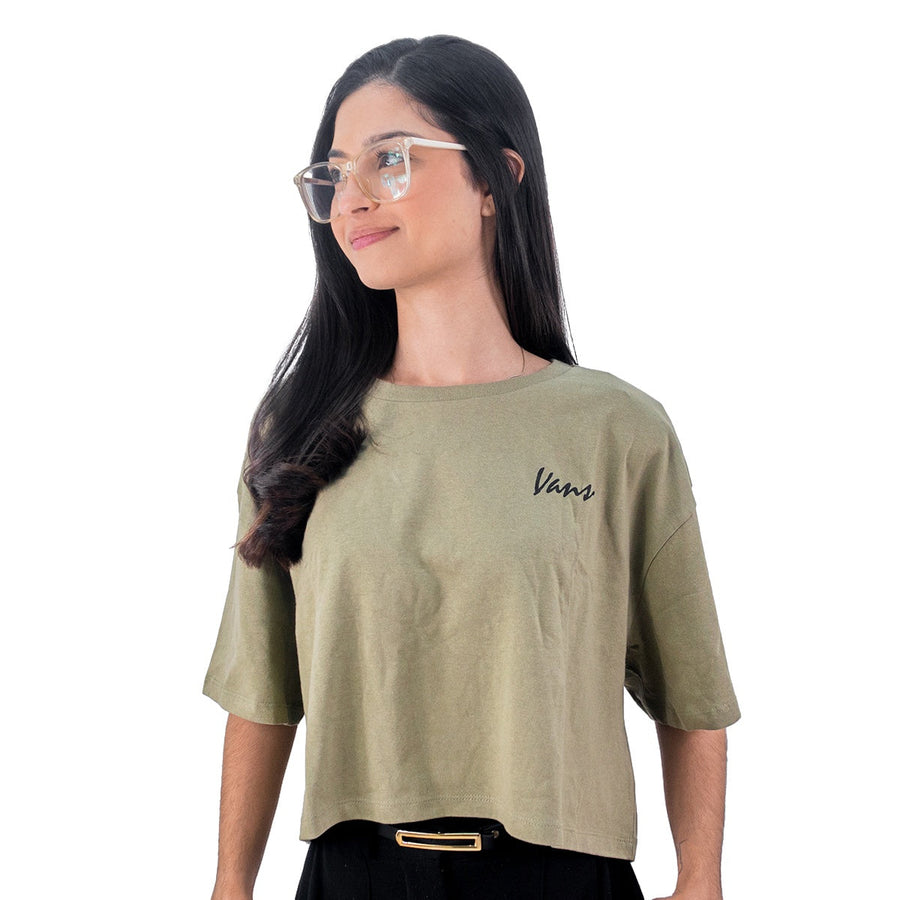 Kit Vans Old Skool + Cropped Vans + Meia Stance — Camiseta e meia