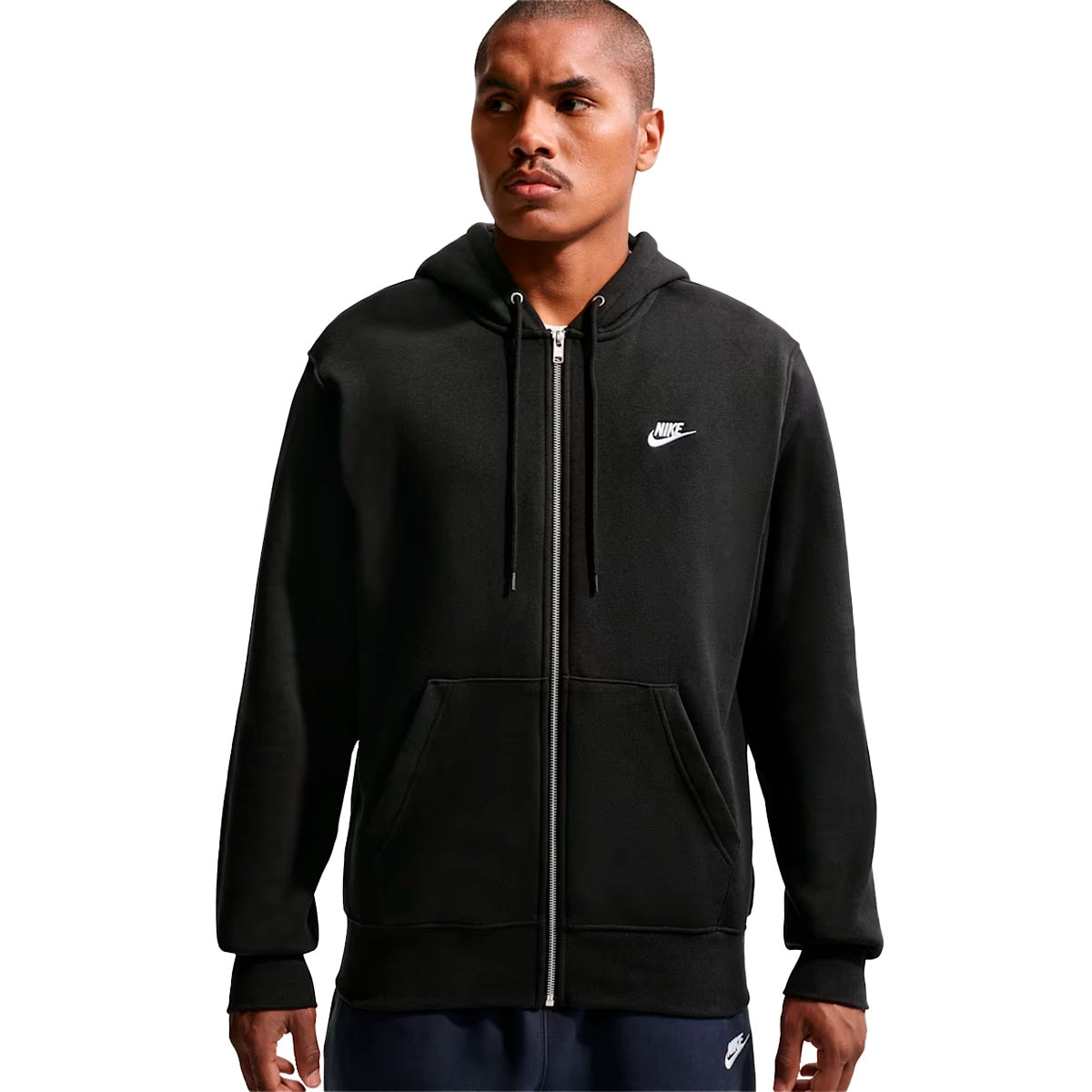 Blusa Canguru Fechado Nike Club Masculino