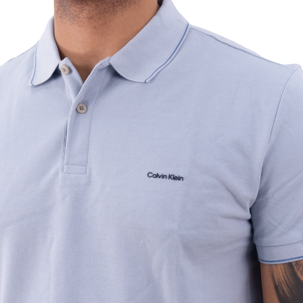 Polo Calvin Klein Slim Basica Masculino