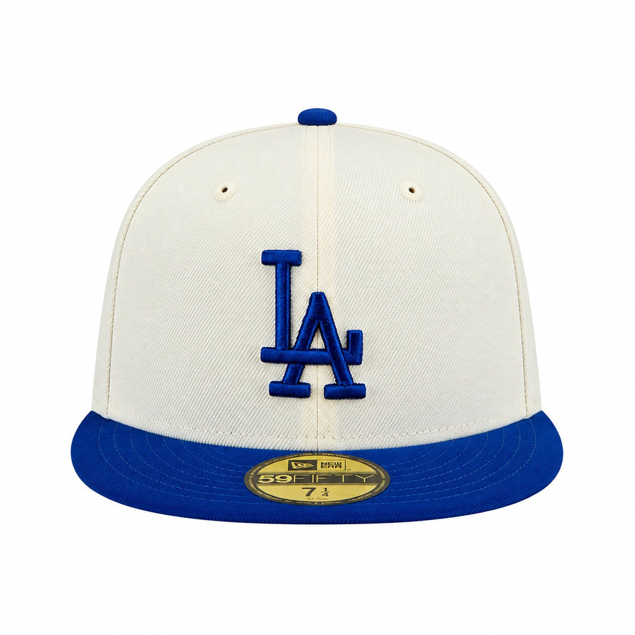 Boné Aba Reta New Era 59FIFTY Los Angeles Dodgers Unissex — LA bordado em azul royal