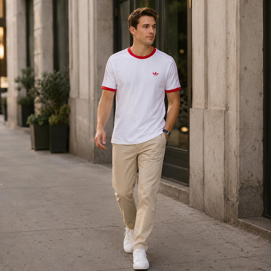 Camiseta Adidas Drop Needle Masculino — Conforto ajustado para o dia a dia