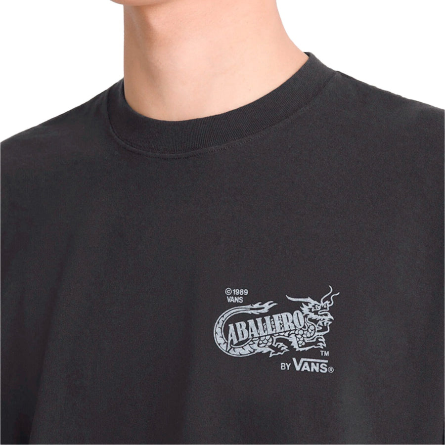 Camiseta Vans Caballero Masculino — Malha de algodão que deixa o corpo respirar