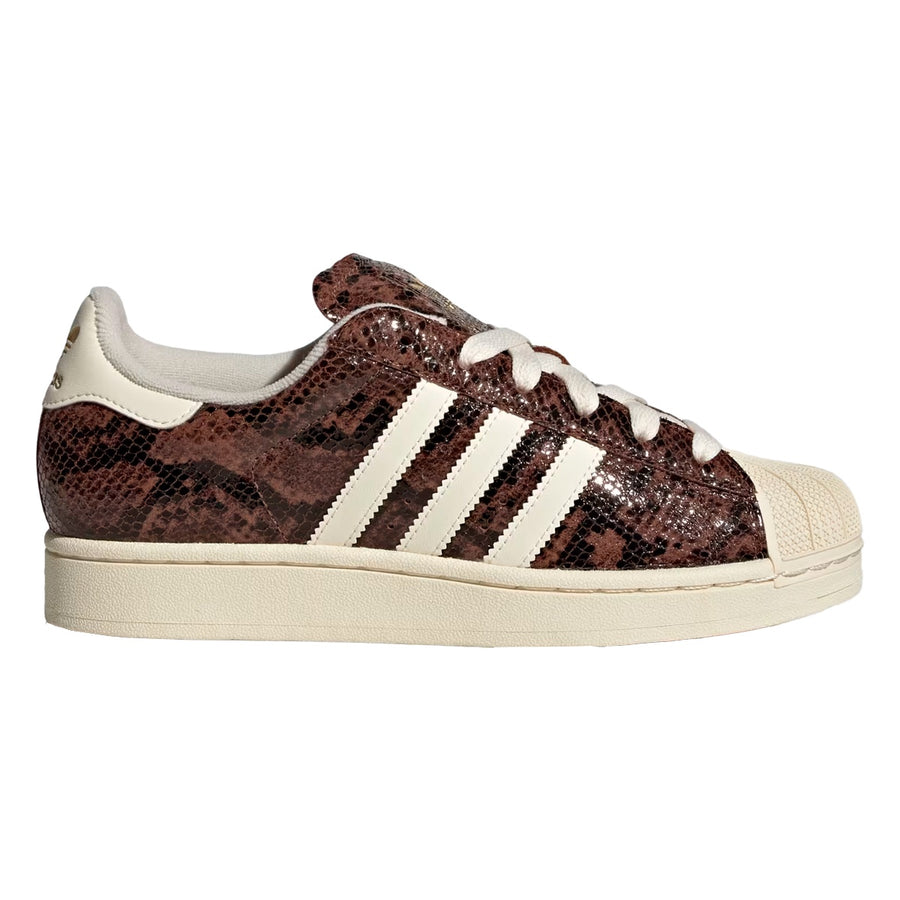 Tênis Adidas Superstar II Feminino — Textura de pele de cobra