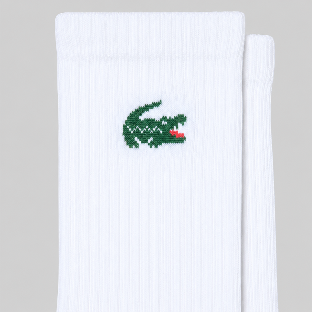 Kit 3 Meias Lacoste Esportivas Cano Médio Unissex