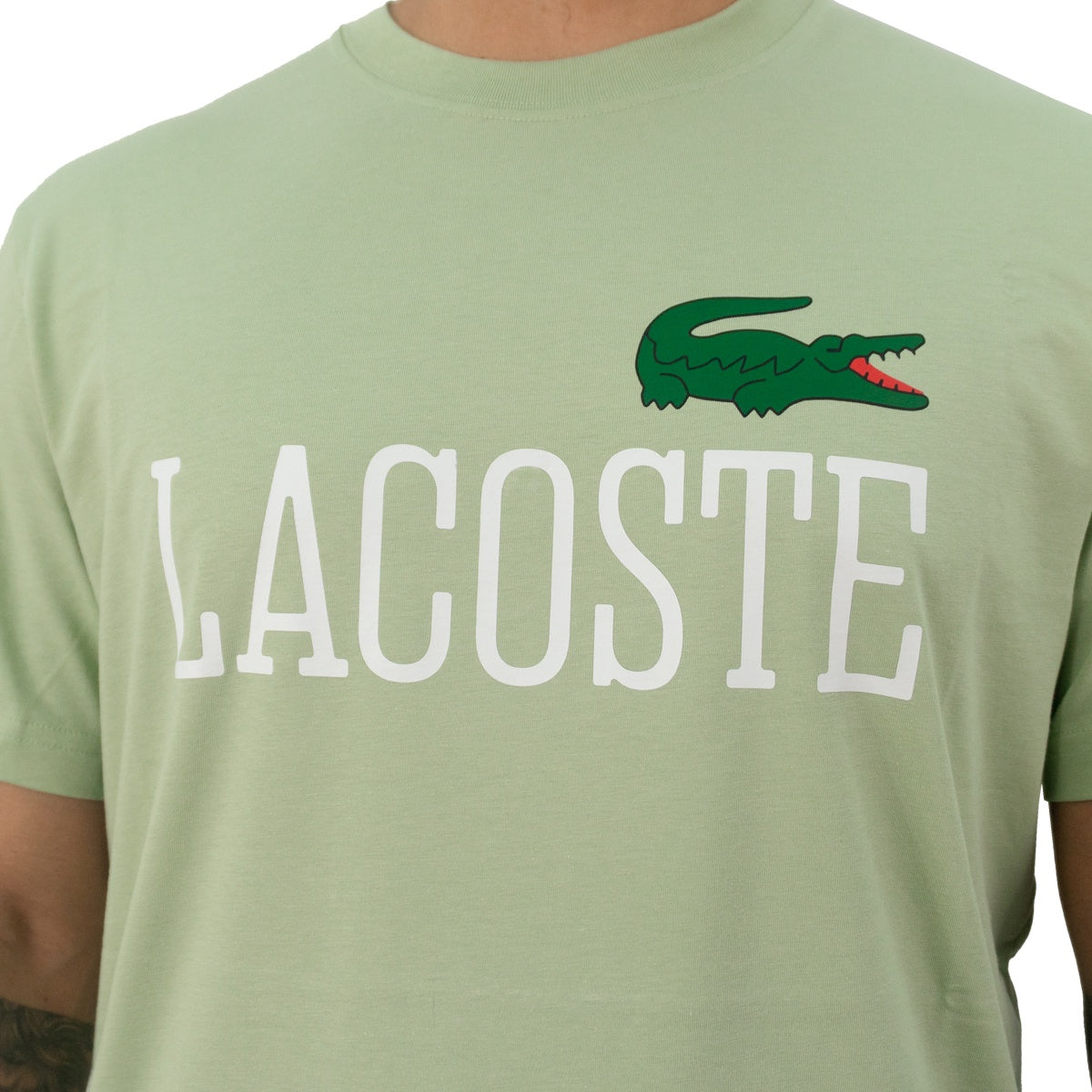 Camiseta Lacoste Malha Estampada Masculino