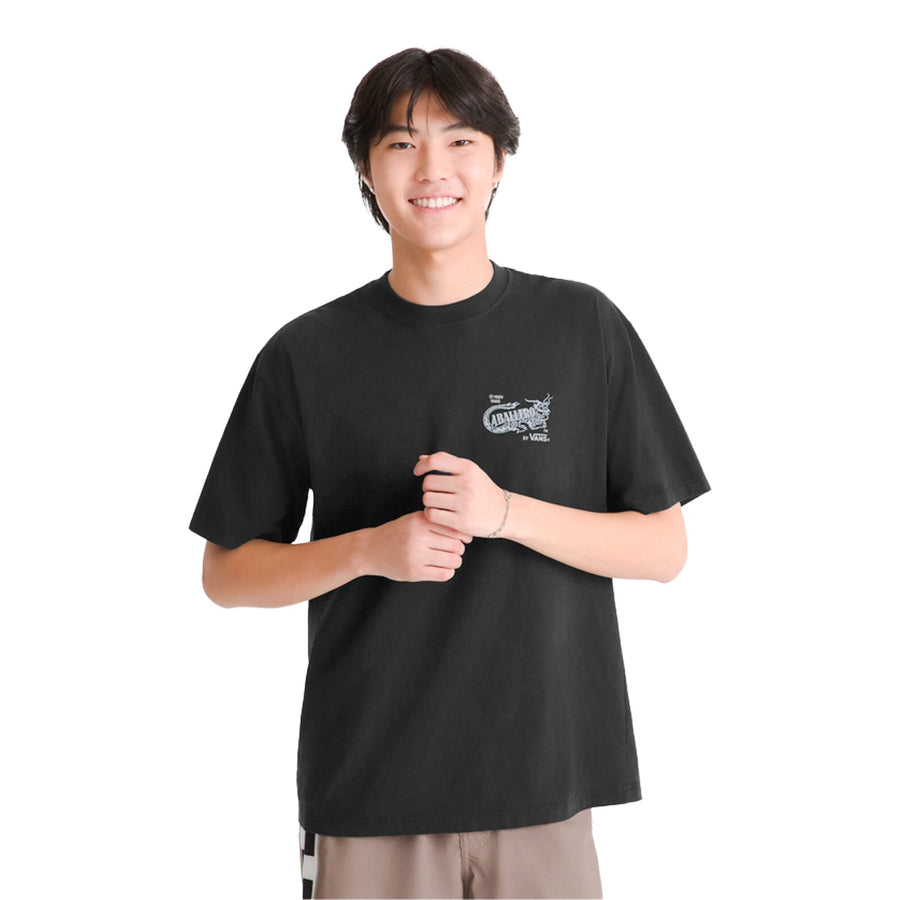 Camiseta Vans Caballero Masculino — Preto que combina com tudo